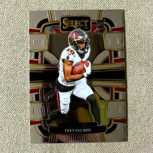 Trey Palmer Rookie 2023 Panini Select Tampa Bay Buccaneers NFL Football Card